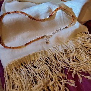 Jay King Candy Corn Mexican Fire Opal Necklace